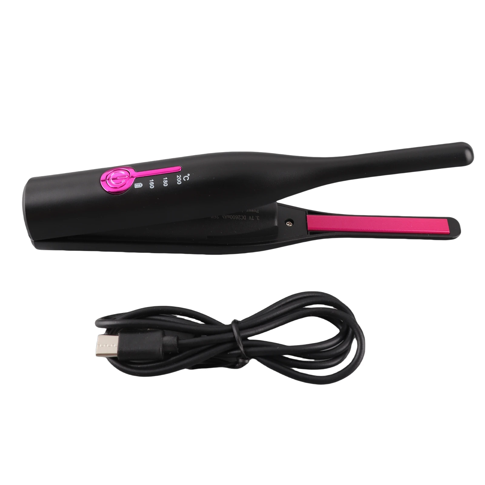 

Pencil Flat Iron Hair Straightener Curl Fast Heating Cordless Small Flat Iron Hair Straightener Curler for All Hair Types