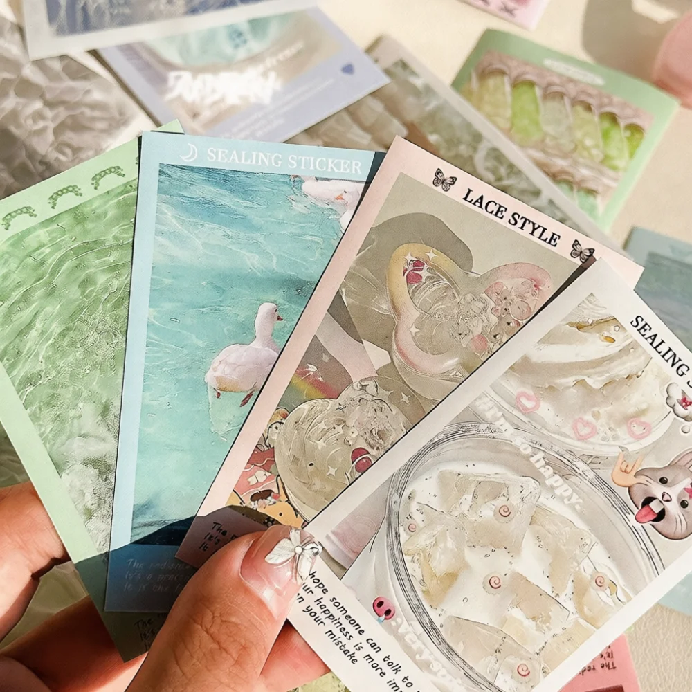 Minimalist Adhesive Labels For Business Packaging Decorative Sealing Stickers For Greeting Cards Envelope Stationery Items