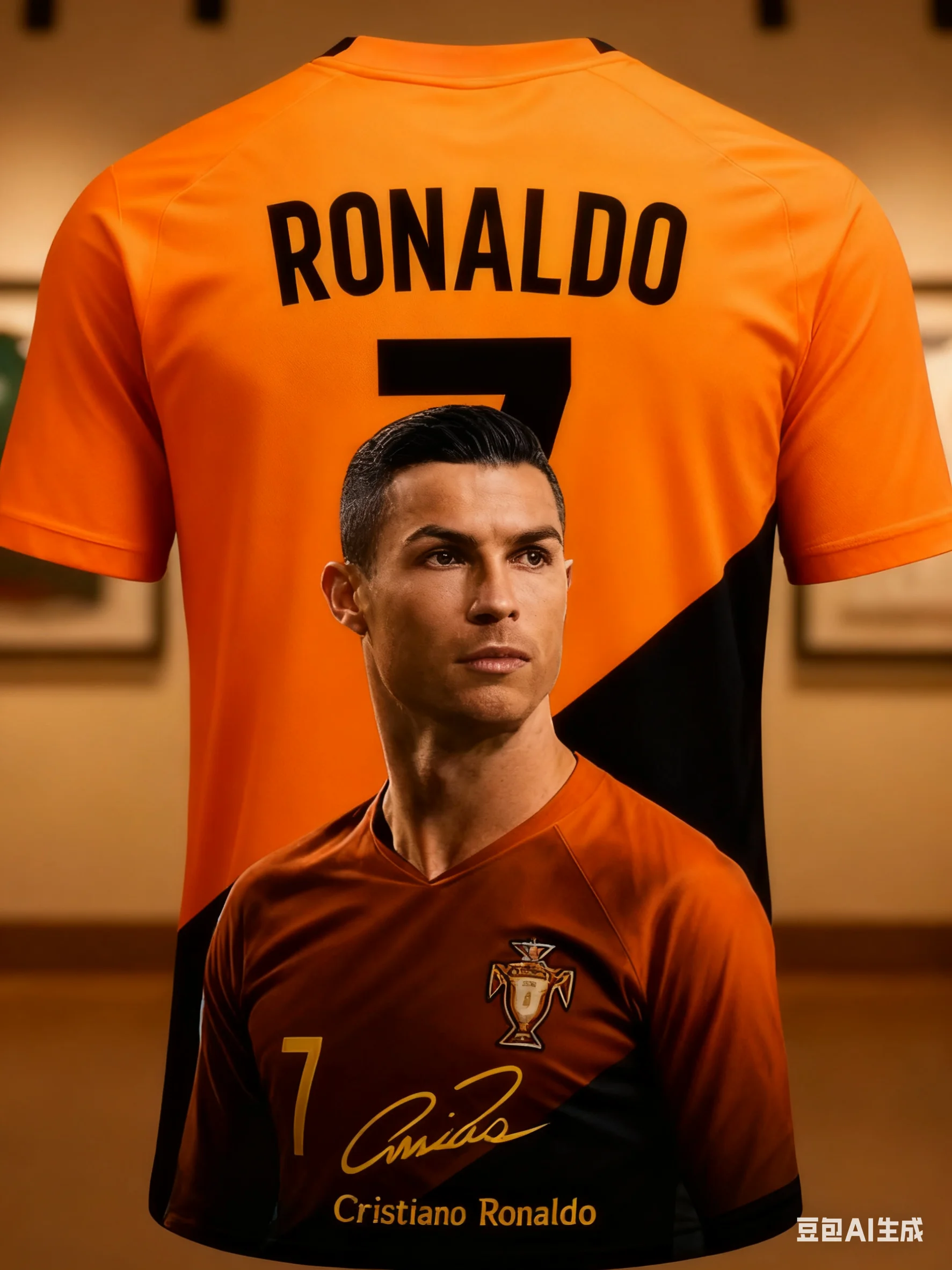 رونالدو كرة القدم اليومية عارضة مروحة دعوى 3D البوليستر قصيرة الأكمام الرجال والنساء التجفيف السريع الأطفال تي شيرت #5