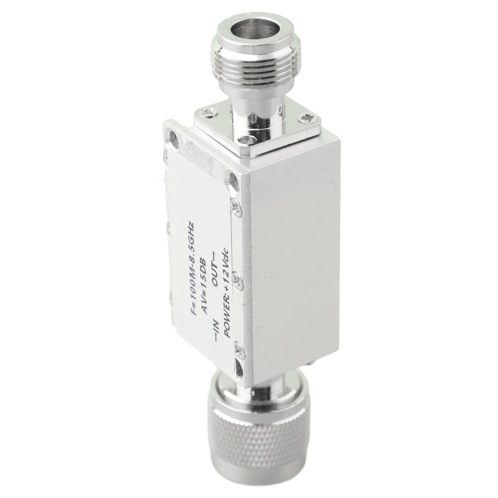 100 ميجا هرتز إلى 8500 ميجا هرتز منخفضة الضوضاء RF إشارة الداعم 30dB كسب مع الضميمة المدمجة باستخدام الحاسب الآلي لتطبيقات معدات الاختبار