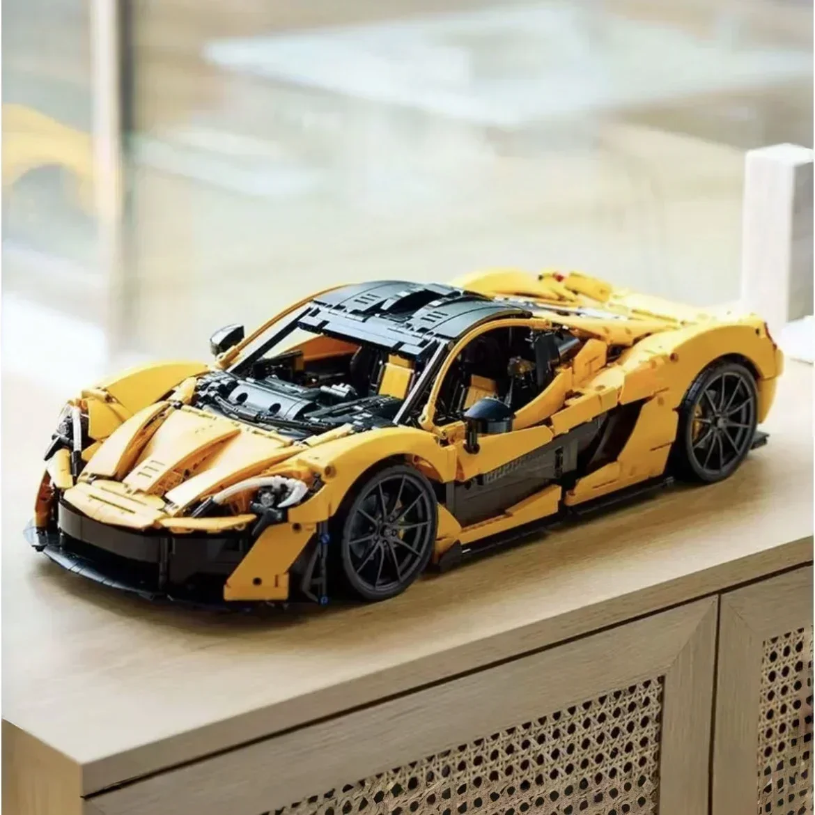 2024 nuevo 42172 P1 Super coche de carreras modelo bloques de construcción 1:8 conjunto de montaje ladrillos juguetes técnicos para niños regalos de navidad