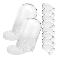 10Pcs High Transparent Plastic Water Ball Accessories Empty Diy Snow Globe Crafts Clear Mold Christmas Decor Supplies Festive