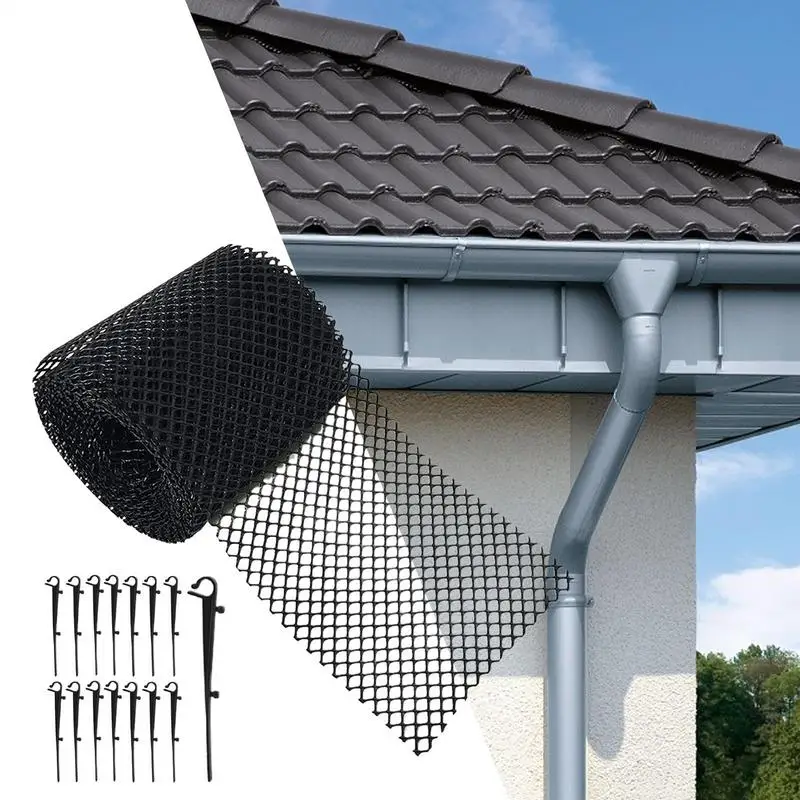 Drainage Ditch Netting Netting Screen Ditch Garden Mesh Barrier Versatile Leaves Debris Trap Drainage Protection Net For Farm