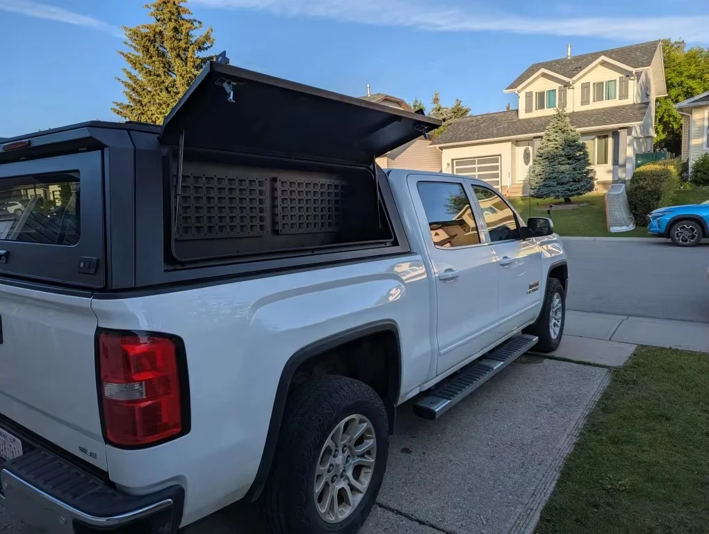 مظلة علوية من الفولاذ المنغنيز من النوع الصلب لـ F150 لشاحنة تاكوما NP300 بيك اب 4x4 #5