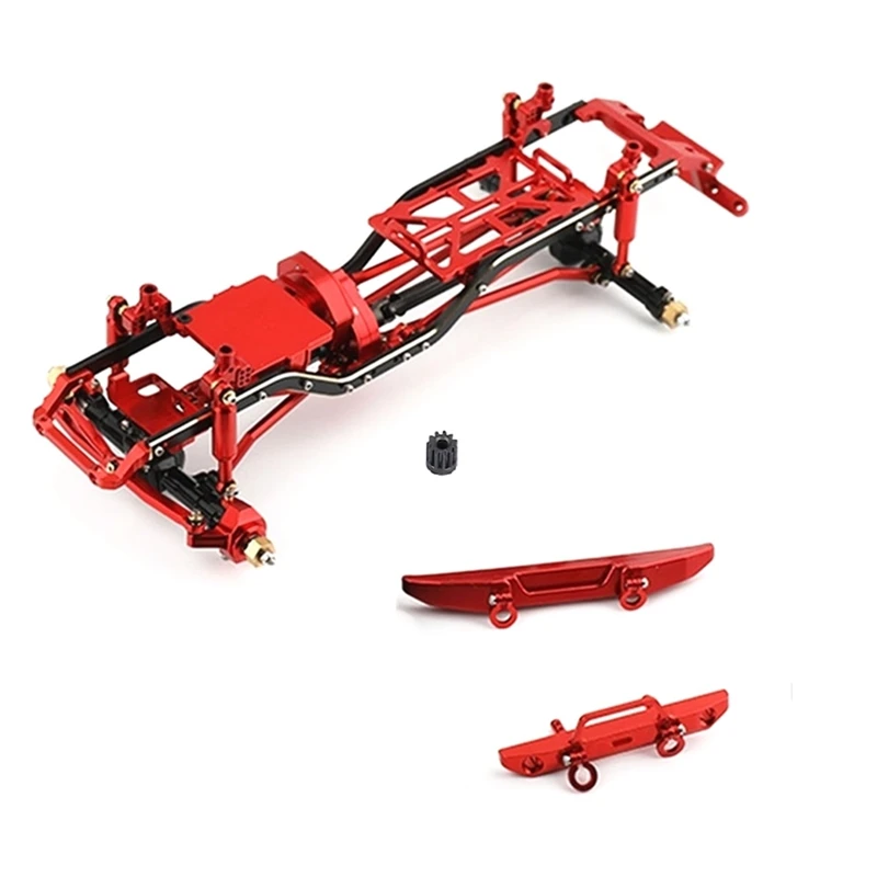 

Aluminum Alloy Assembled Frame Chassis Kit For Axial SCX24 AXI00005 Jeep Gladiator 1/24 RC Crawler Car Upgrades Parts