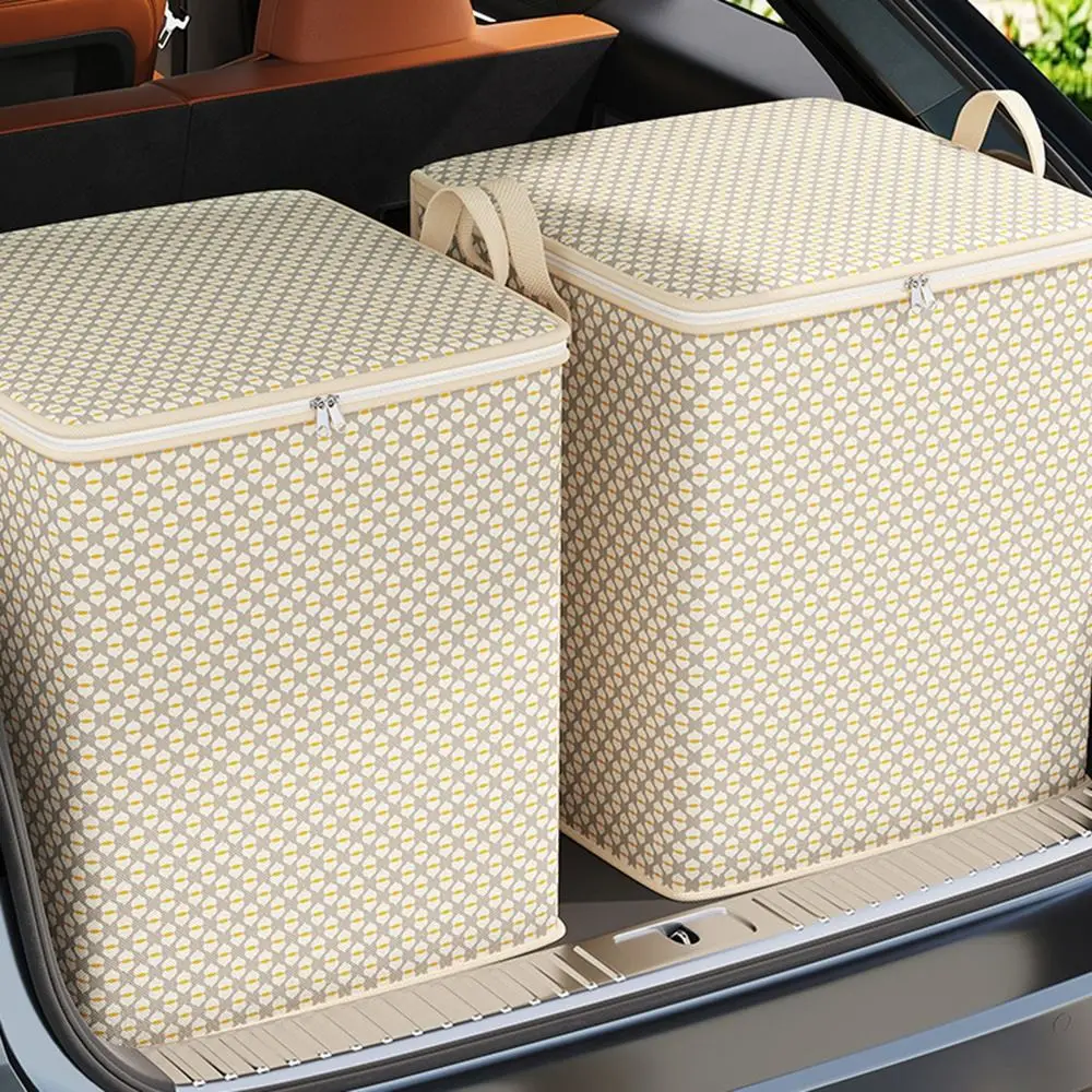 with Handle Clothes Storage Bins Clothes Organizer Large Capacity Quilt Storage Bag Foldable Dust-Proof Closet Storage Box