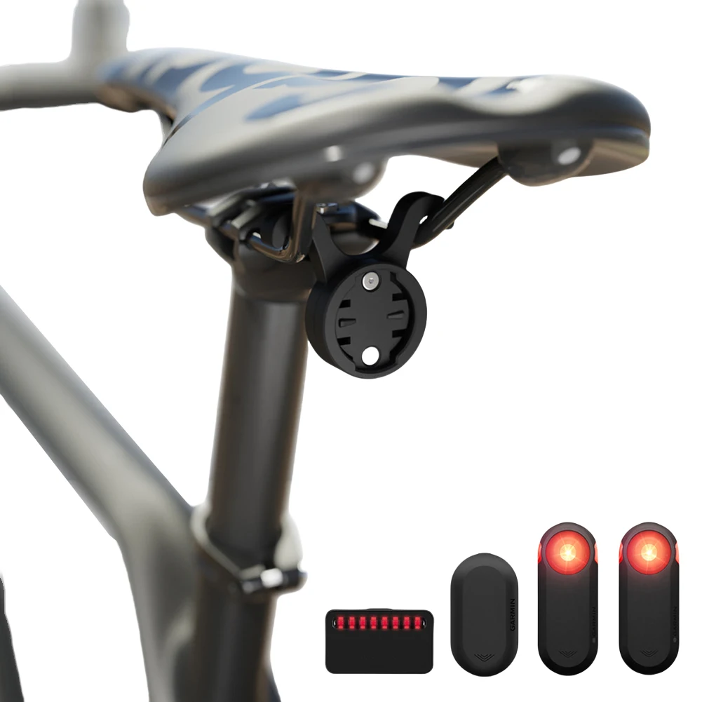 1-5 قطعة دراجة السرج مصباح جبل المضادة للانزلاق الدراجة Seatpost قوس للصدمات دراجة الذيل ضوء السرج دعم ل Garmin الرادار #6