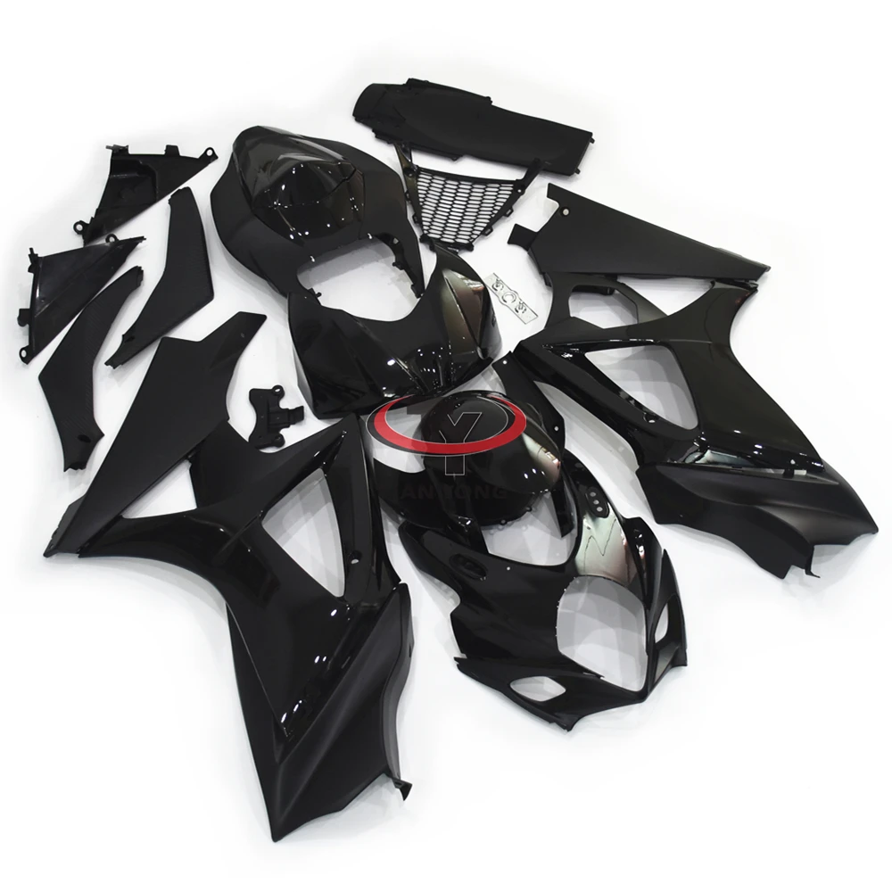 

Motorcycle Injection Cowling For GSXR1000 K7 2007-2008 All glossy matte black Bodywork Full Fairing Kit