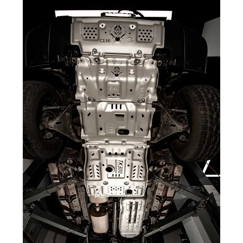 High Strength Magnesium Aluminum Alloy Underbody Engine Cover Guard Shield Bottom Protection Chassis Skid Plate For GWM Tank 300