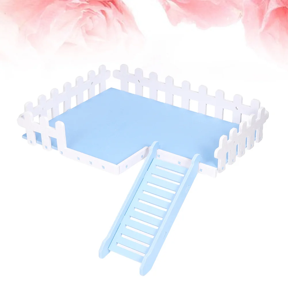 

Hamster Climbing Ladder Hide Hideout Cage Squirrel and Platform Hedgehog