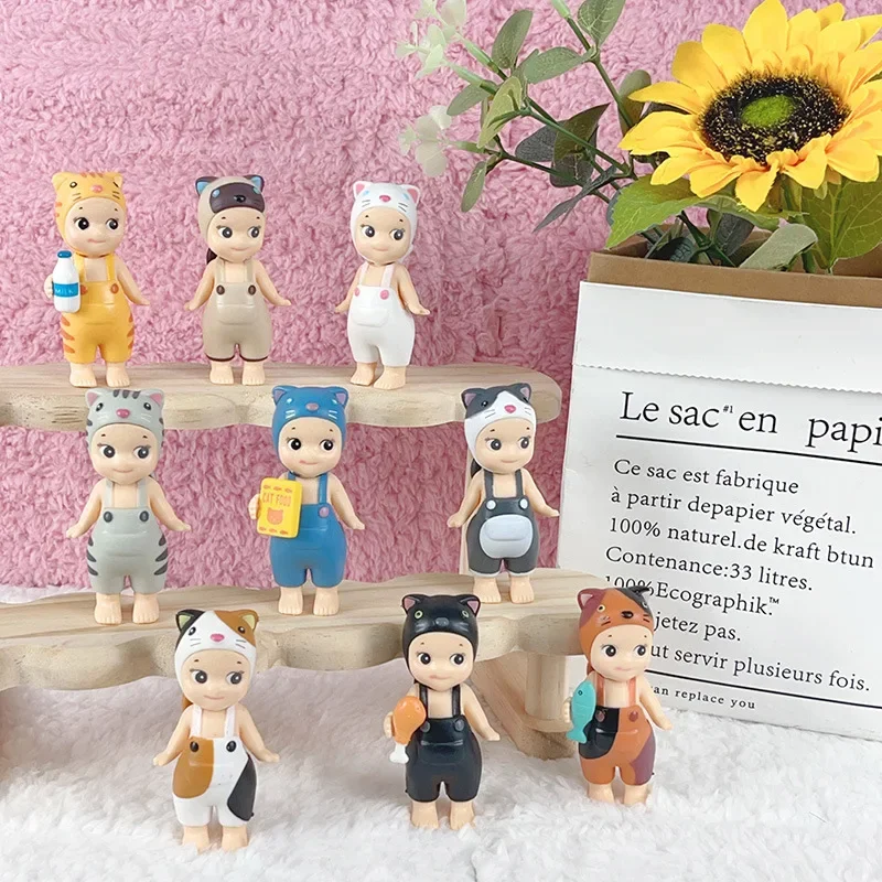Sonny Angel Cat Blind Box Life Action Figures Toys Ornaments Dolls For Fans Children Christmas Mysterious Box Decorate Gifts image 4