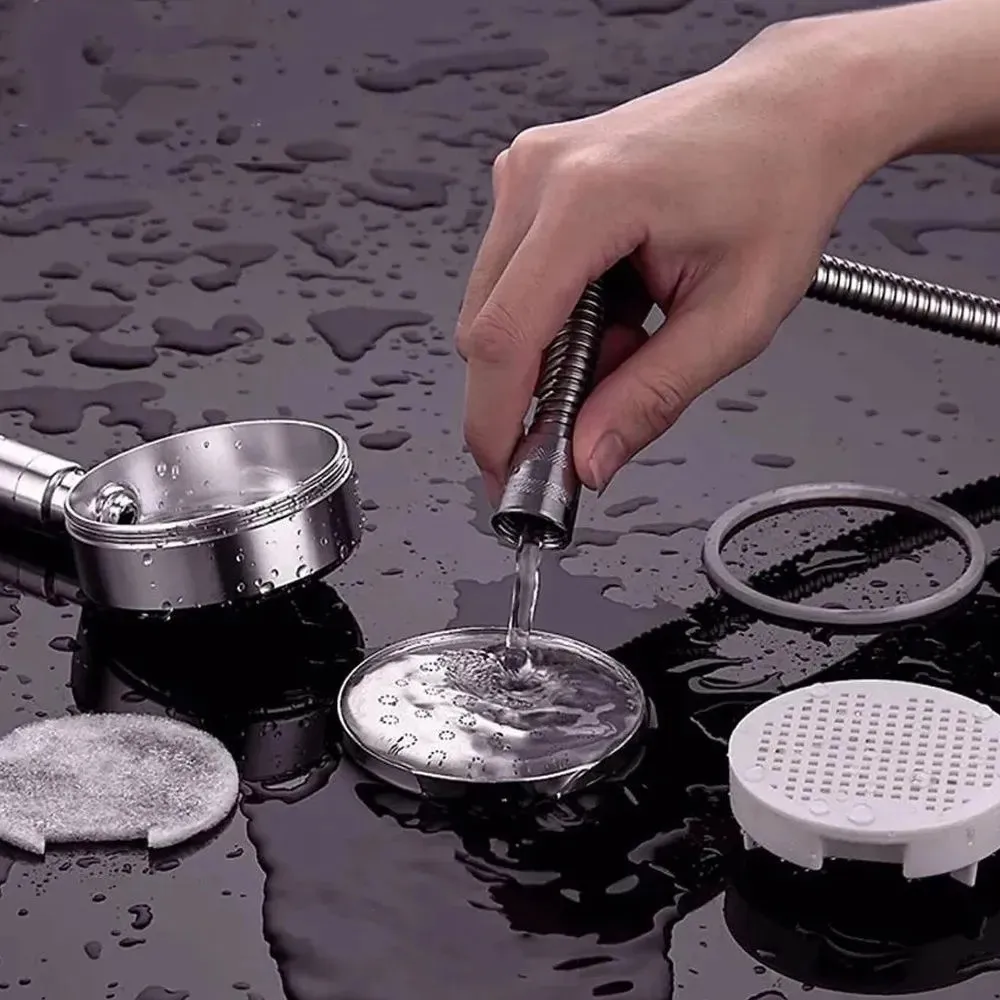 

Stainless Steel Shower Head Adjustment Bathroom Accessories Supercharged Shower Head High Pressure Massage Sprayer Home Shower