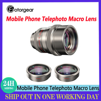 Fotorgear Retro 2X Telephoto Macro Lens Kit T-Mount/17mm Thread Mount Mobile Phone Telephoto Macro Lens