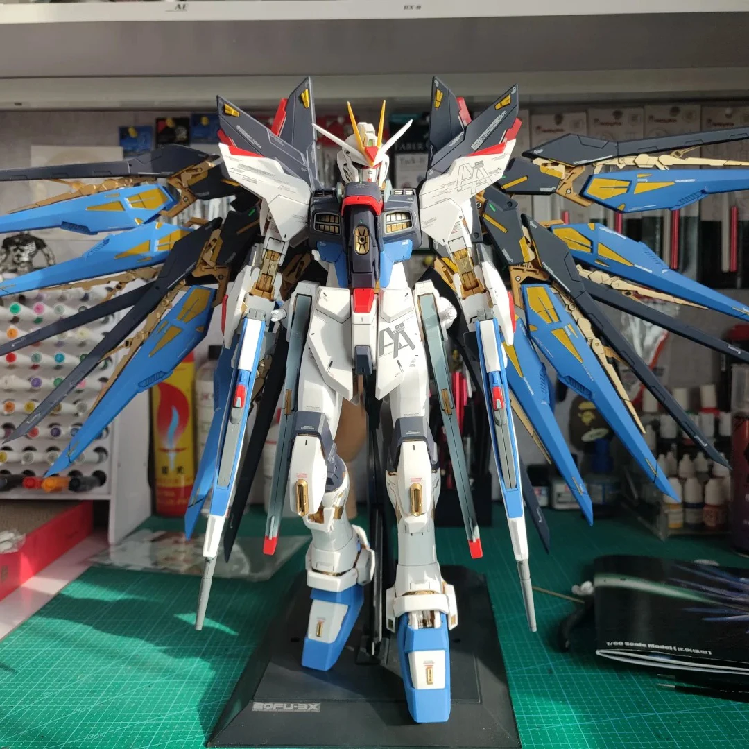 

In Stock Pg 1/60 Daban Strike Freedom Assembly Model Kit With Head Led Zgmf-X10a Pvc Model Kits Action Figures Collect Toy Gifts