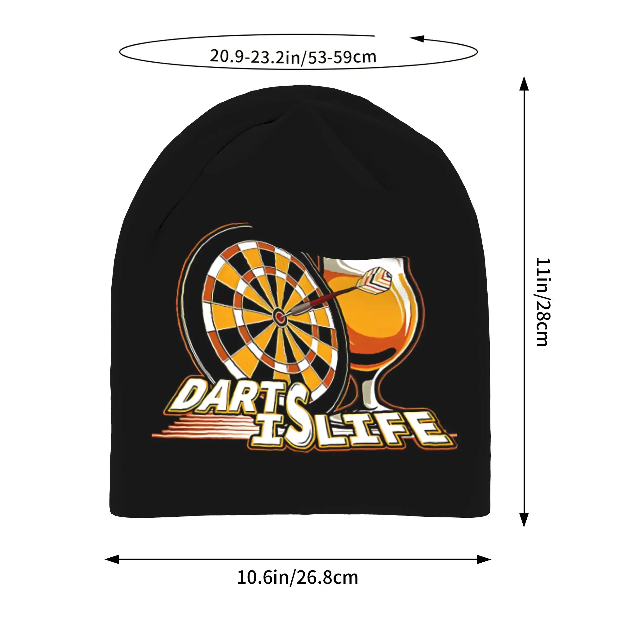 Autumn DARTS AND BEER IS LIFE Bonnet Homme Summer Thin Hat  Skullies Beanies Caps Men Women Novelty Hats