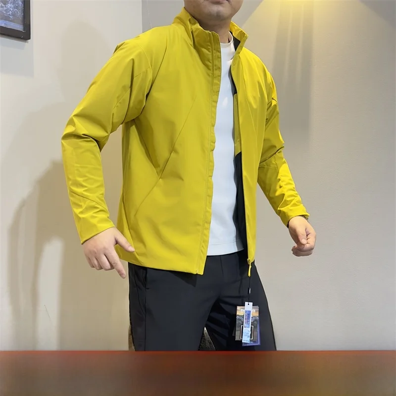 

Busin Высококачественная легкая весенне-осенняя новая футболка Cosite с тонким воротником-стойкой, длинный све