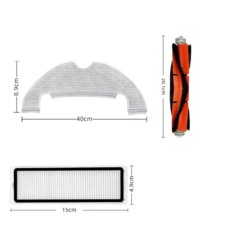 

Запасные части HLES для робота-пылесоса Dreame Bot L10Plus/Z10Pro/D10PLUS: HEPA-фильтр, салфетка для влажной уборки, мешок для сбора пыли