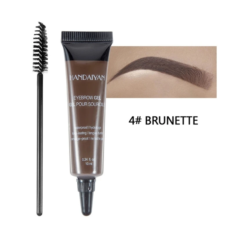 crème teinture liquide pour sourcils, 6 couleurs, imperméable, Durable, teinte brune, peinture, maquillage,