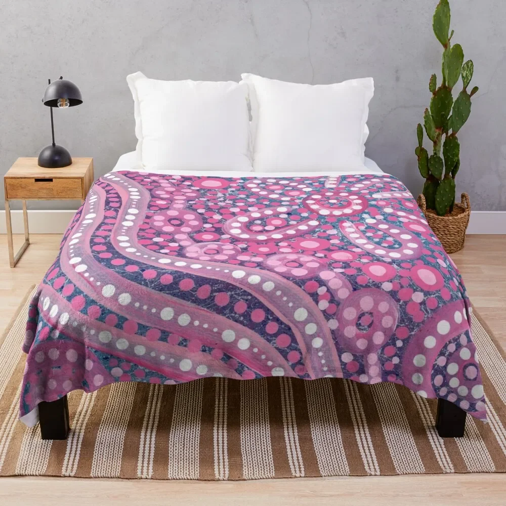 

Family Gathering Throw Blanket Soft Solid Color Blanket for Couch Bed