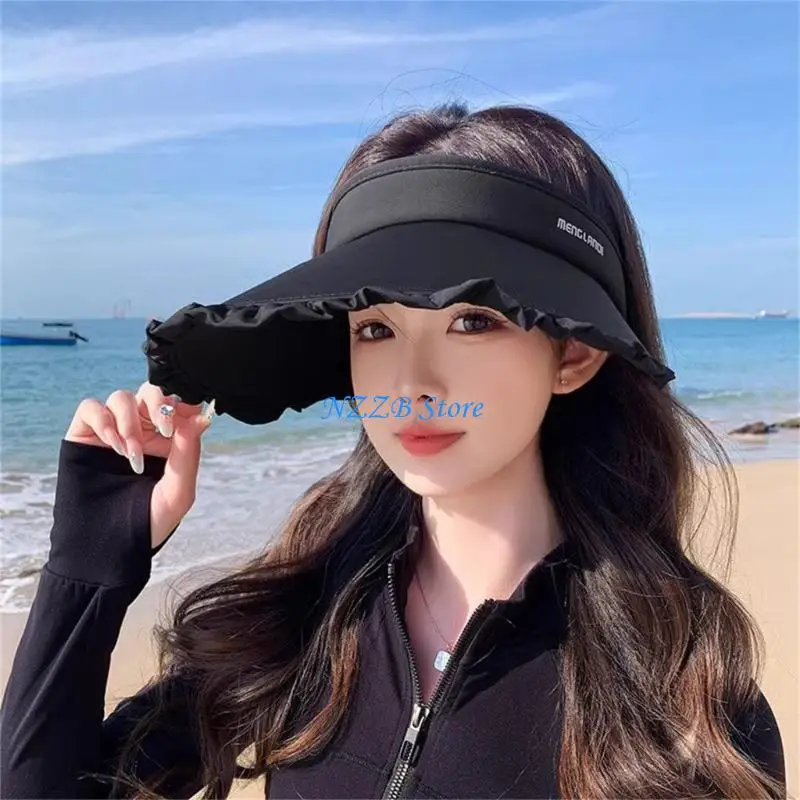 

T21F Light weight Sun Hat With Ponytail Hole Outdoor Vacation Sunscreeen Hat for Running Golf Tennis