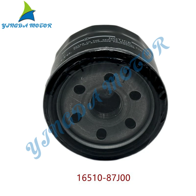 16510-87J00 Oil Filter For Suzuki Outboard Motor 4-stroke 20/25/30/40/50/60/70HP 16510-87J00,16510-87J01 778885,5031411