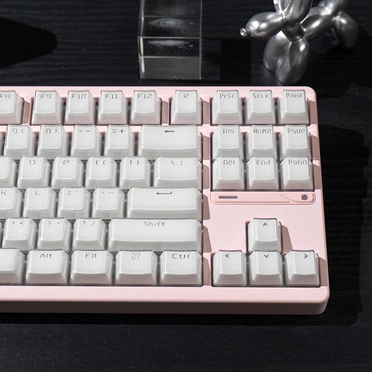 134 مفتاح أبيض جيلي شفافة Keycap الجليد كريستال مزدوج النار OEM الملف الشخصي أغطية المفاتيح للوحة المفاتيح الميكانيكية Cherry MX 61 68 104 #5