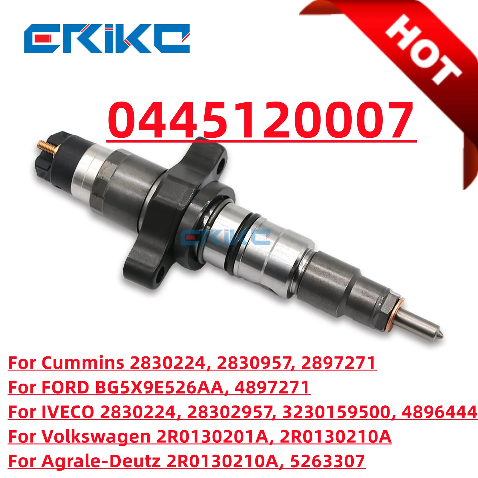 0445120007 Common Rail Fuel Injector 0986435508 0445 120 007 for Bosch FORD IVECO VW Cummins