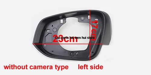 Imagen 2 del producto Para Toyota RAV4 RAV 4 2013-2019 accesorios de coche reemplazar marco de carcasa de espejo lateral embellecedor de soporte envolvente de vidrio