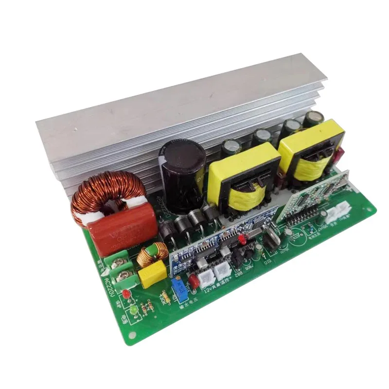 750W Gelombang Sinus Murni DC 12V 24V Ke 220V AC Modul Konverter Peningkat Daya Papan Sirkuit Inverter