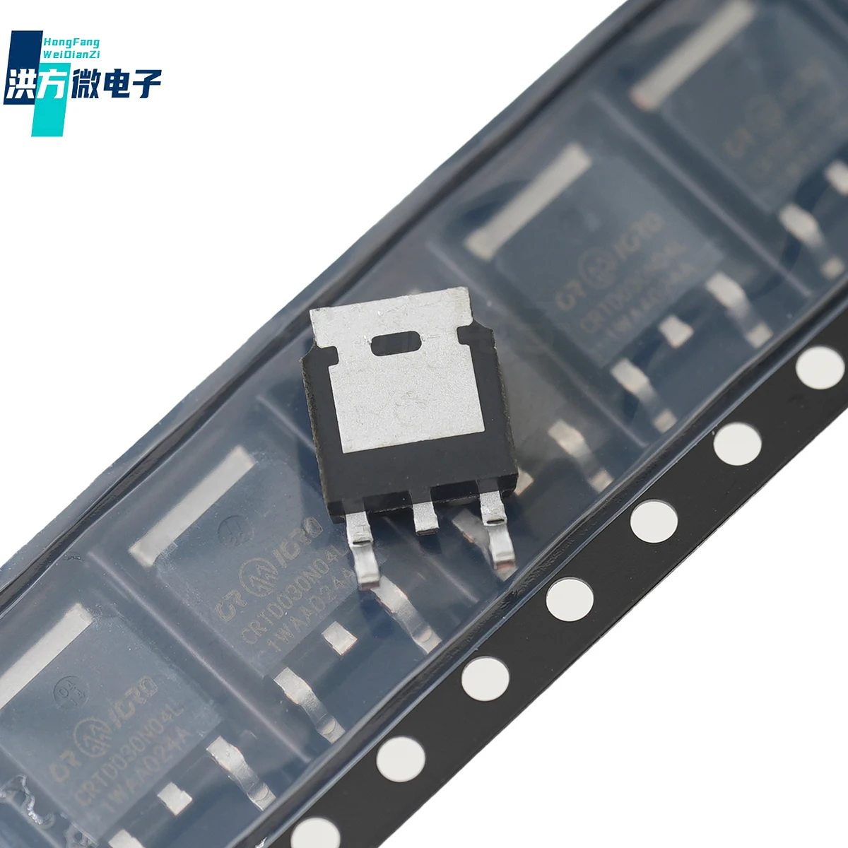 10PCS。new Original MOSFET N-Channel TO-252-2:CRTD030N04L 40V 80A 116W RDS(on):2.5mΩ