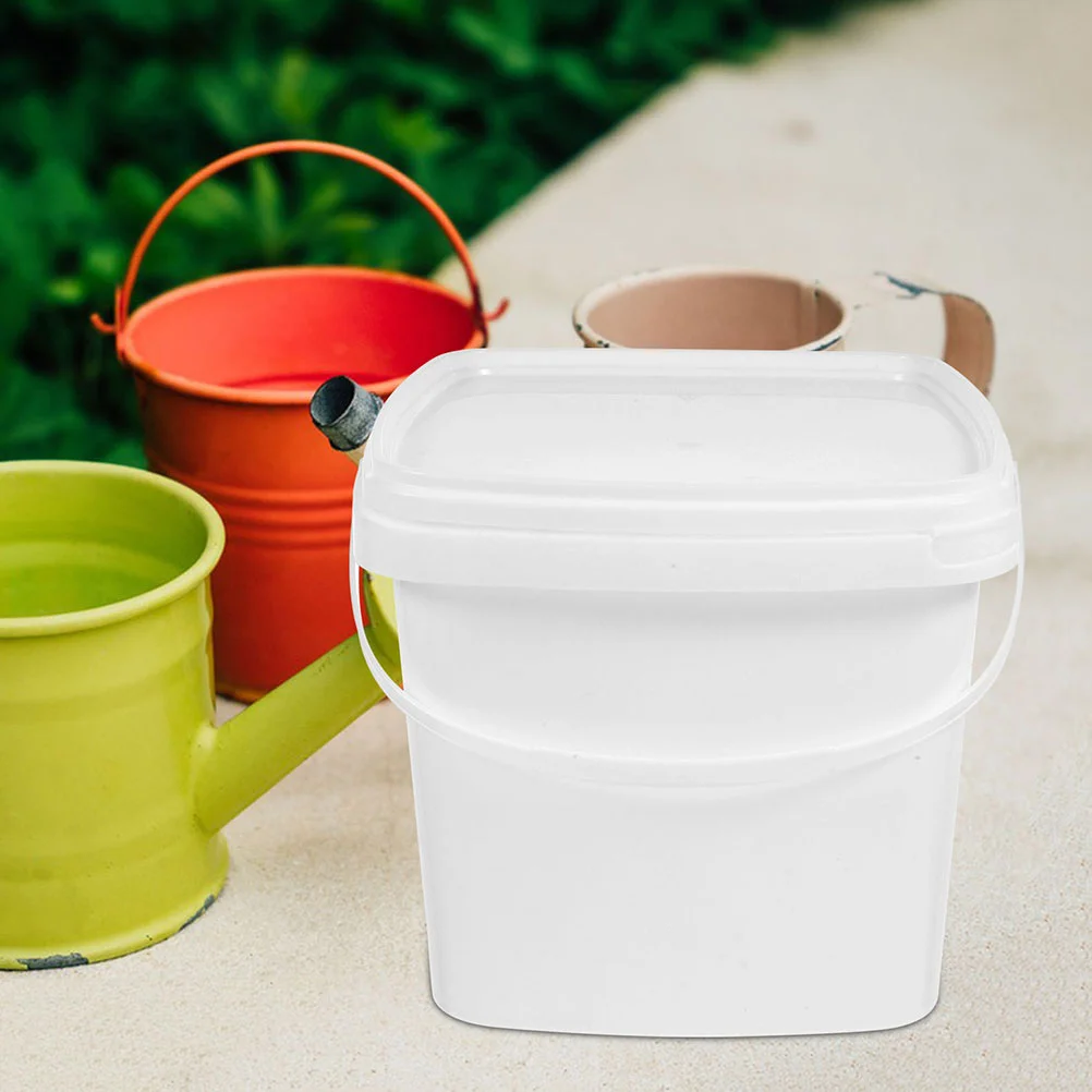 Bucket Food Containers Multipurpose Water Plastic with Lid Storage Tank Multi-functional Handle