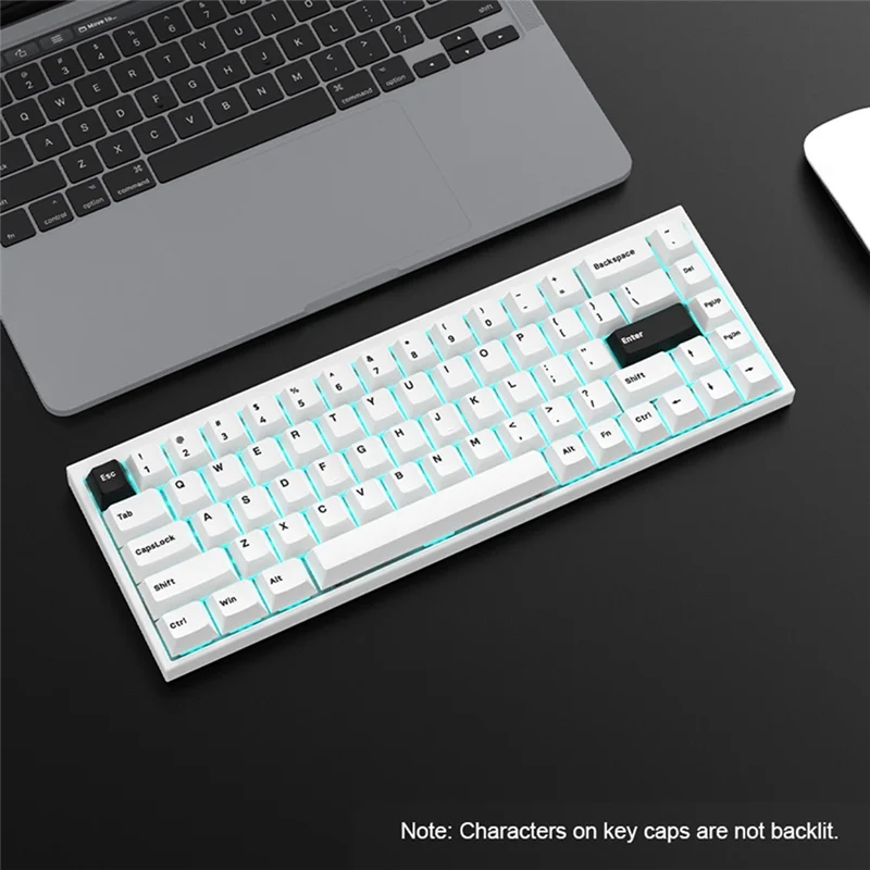AF91-168-Key Big Set Dual Color Key Caps High Content PBT Wear Keycaps Set Cap For Wooting Mechanical Keyboard