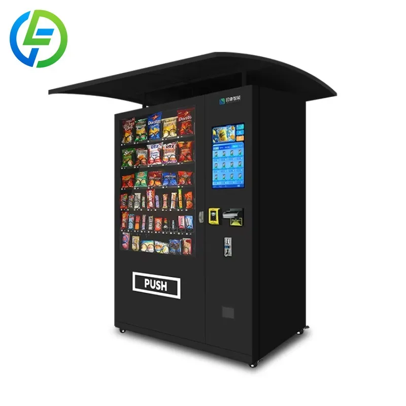 

Refrigerated Wall Mounted Vending Machine Combo Hot Sellers for Foods and Drinks 21.5 Inch Digital Touch Screen