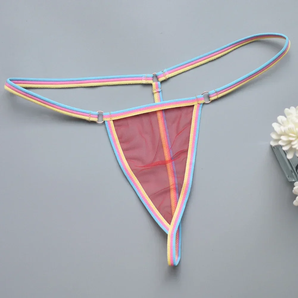 Dames Sexy String Doorzichtige Ondergoed Dunne Riem Paar Verleiding String