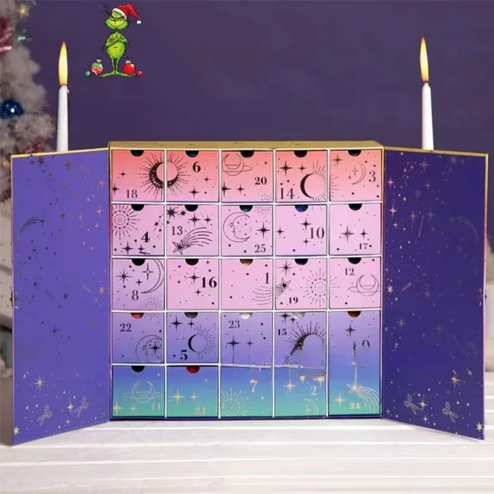 

DIY Knitting Arrival Calendar 25-Day Christmas Countdown Box And Wool Supply Crochet Tool Kit Suitable For Women And Mothers