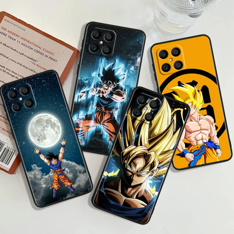 Dragons- Balls Anime For Honor X9A X8A X6 80 GT 70 60 SE 50 X30 30S 30i 20 20S Pro Plus Lite Black Soft Phone Case