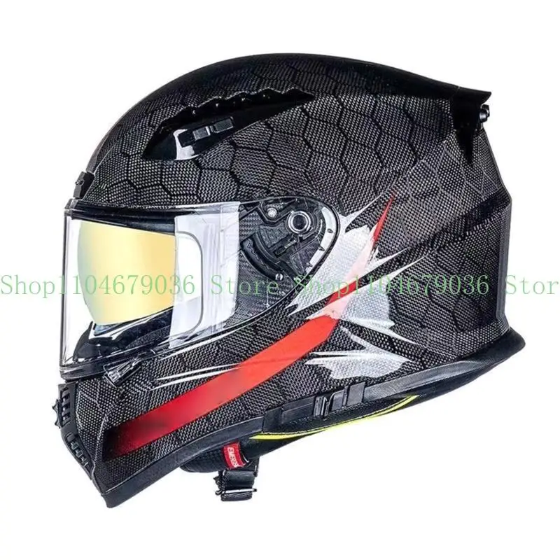 

652F Unisex Helmet Visor UV Blocking GogglesFor SHAFT 610DV Windshield Lens Motorbike