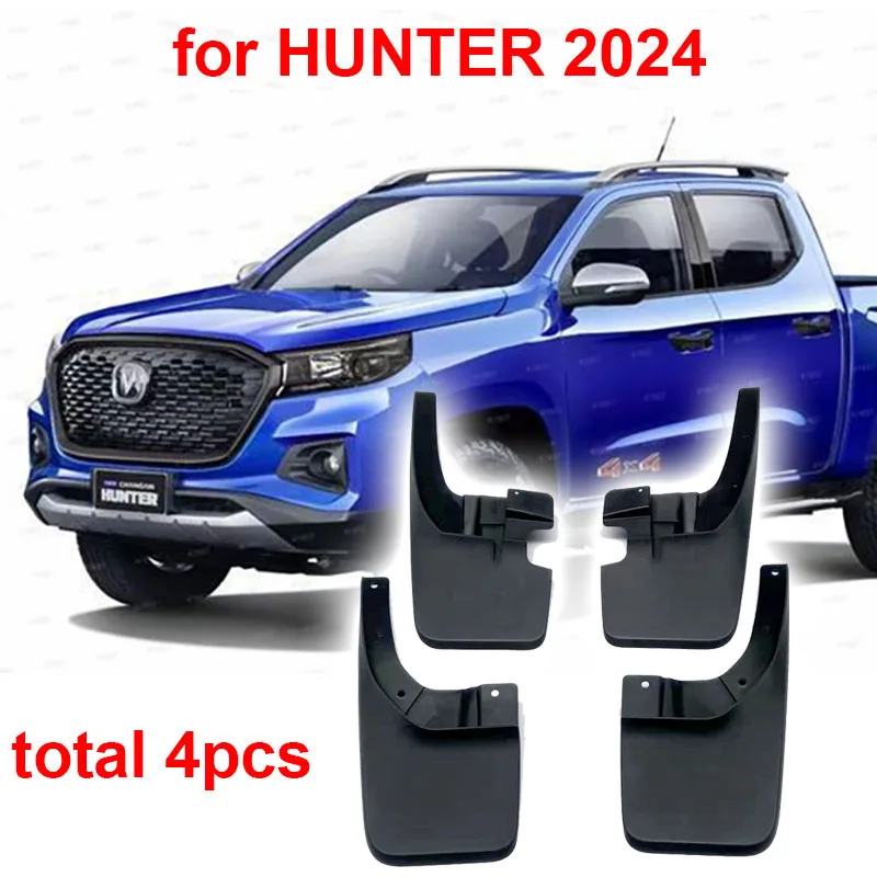 4pcs for Changan HUNTER 2024 Mudguard F70 Accessorie