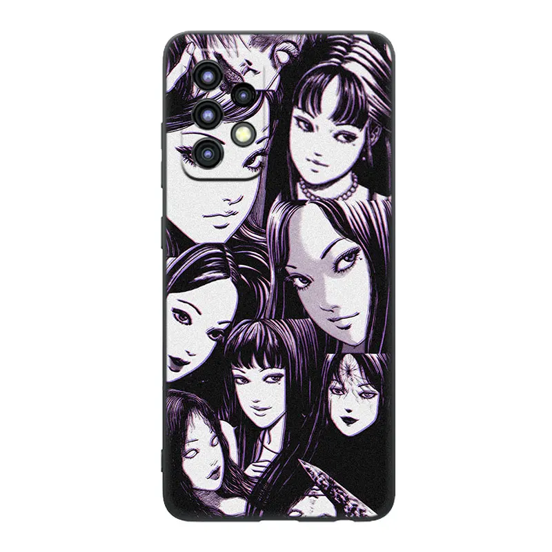 Junji Ito Tees Horror Case For Samsung Galaxy A04S A04E A12 A13 A14 A22 A23 A32 A33 A34 A50 A51 A52S A53 A54 A70 A71 A72 A73 5G