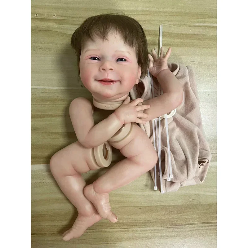 

Набор для куклы-реборна, 19 дюймов, Себастьян, 3D живопись с видимыми венами, тканевый корпус, комплект для детей