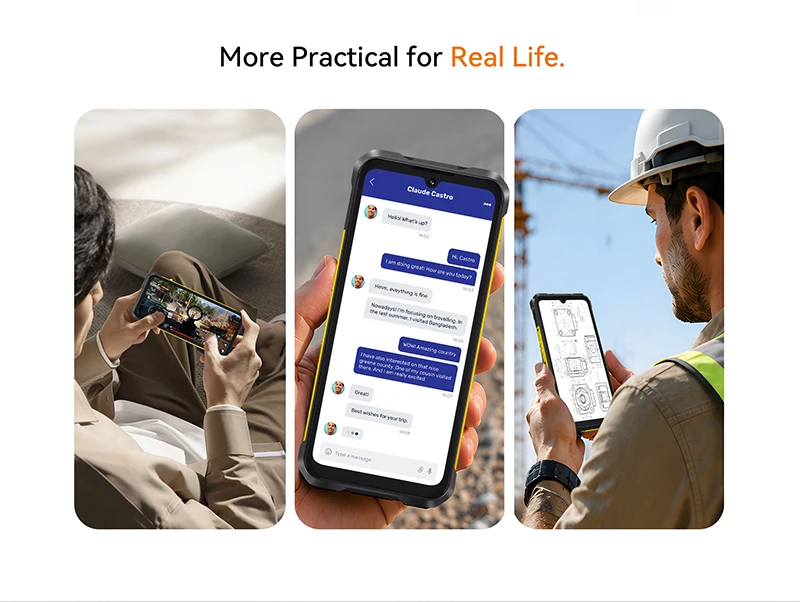 Rugged Smartphone Android 16 Cubot KingKong ES 5, Up to 24GB RAM(12+12GB), 256GB ROM, 6.88" 120Hz Screen, 7000mAh Mega Battery