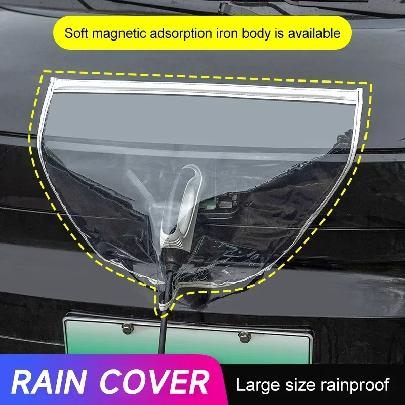 

New Energy Car Charging Rain Cover Outdoor Universal Electric Car Charging Gun Waterproof Auto Rain and Snow Cover Accessories