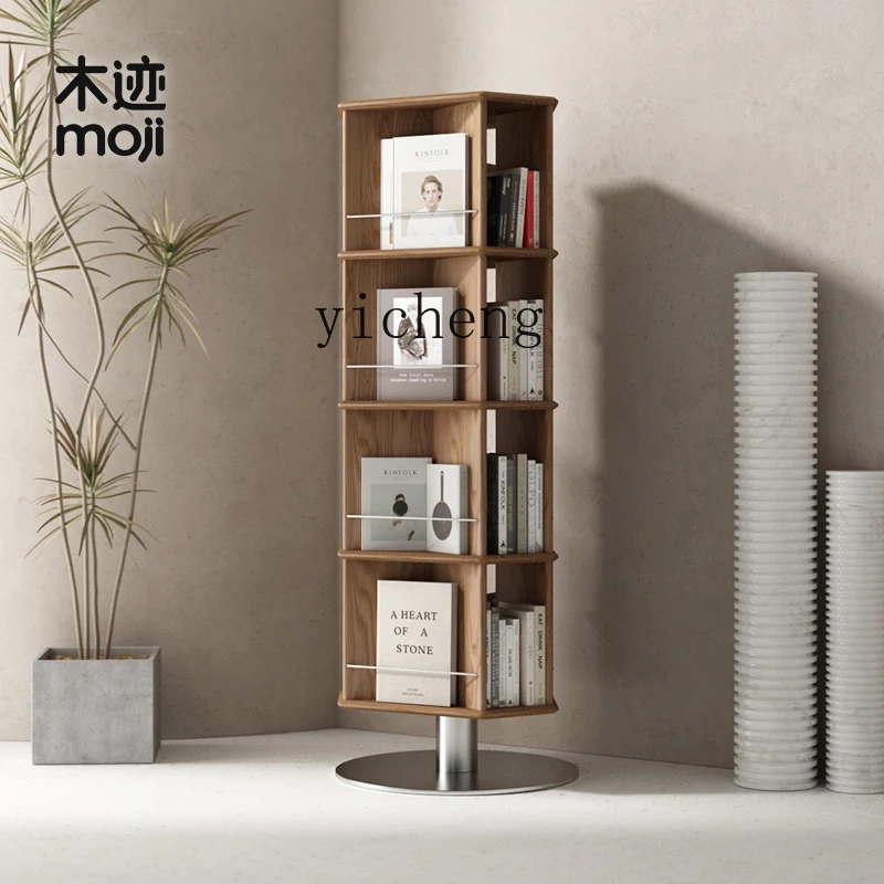 

FY rotating bookcase 360 degree bookshelf floor-to-ceiling household children's storage picture book rack