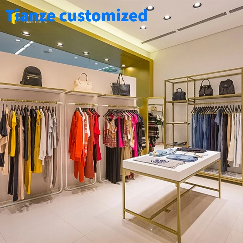 

（customized）Modern Clothing Shop Racks Furniture Design Clothing Shop Decoration