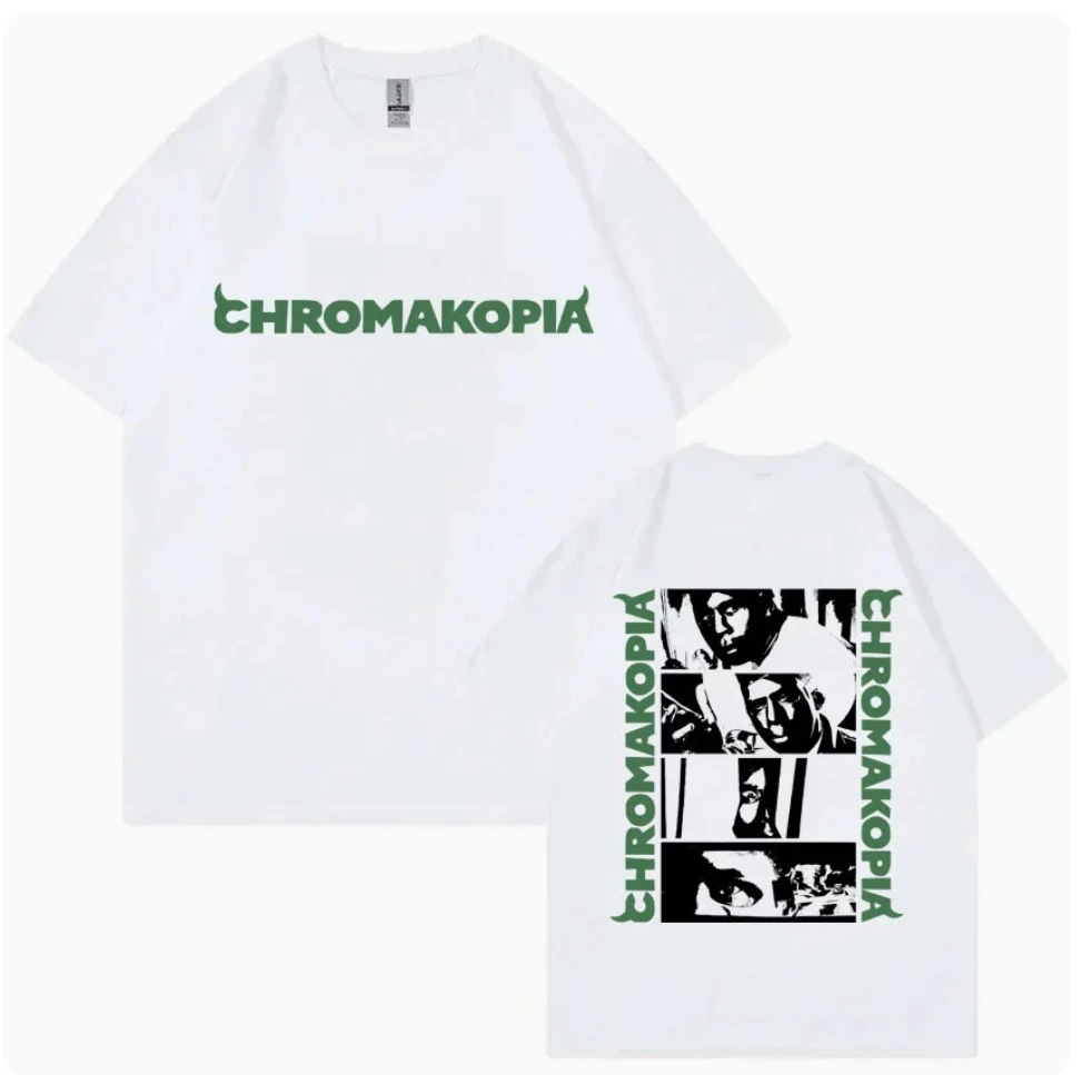 

Футболка с хромокозопией, альбом, мужская одежда, Tyler The Creator Tour, Harajuku, винтажные хлопковые футболки унисекс высокого качества с графикой