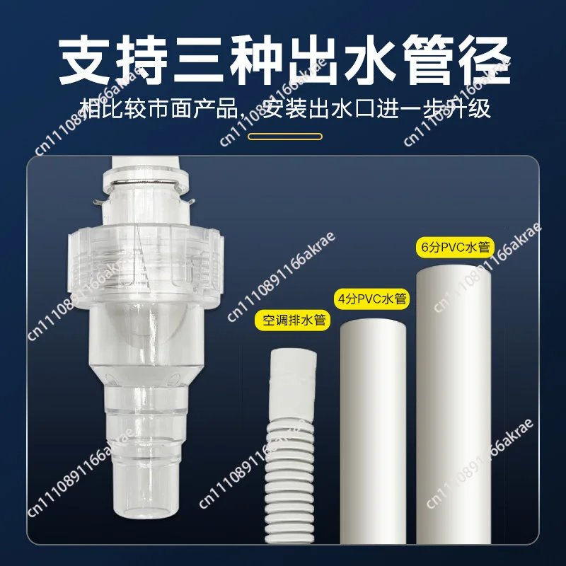 for Air conditioner drainage three-proof valve Condensed water insect-proof windproof isolation valve Three-proof valve