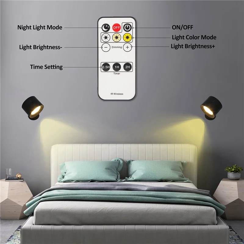 

4X Glow Right Smart Halo Lux,Glow Right Everywhere Light,Glow Right Lights,USB Rechargeable Lights Black