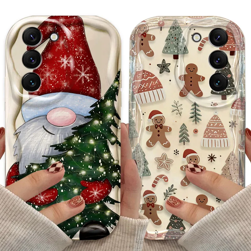 Santa Claus Case for Samsung Galaxy S25 S24 S23 S22 S21 Ultra Plus S20 FE A73 A72 A71 A56 A55 A54 5G A52 A52S A51 4G Back Cover - náhled 6
