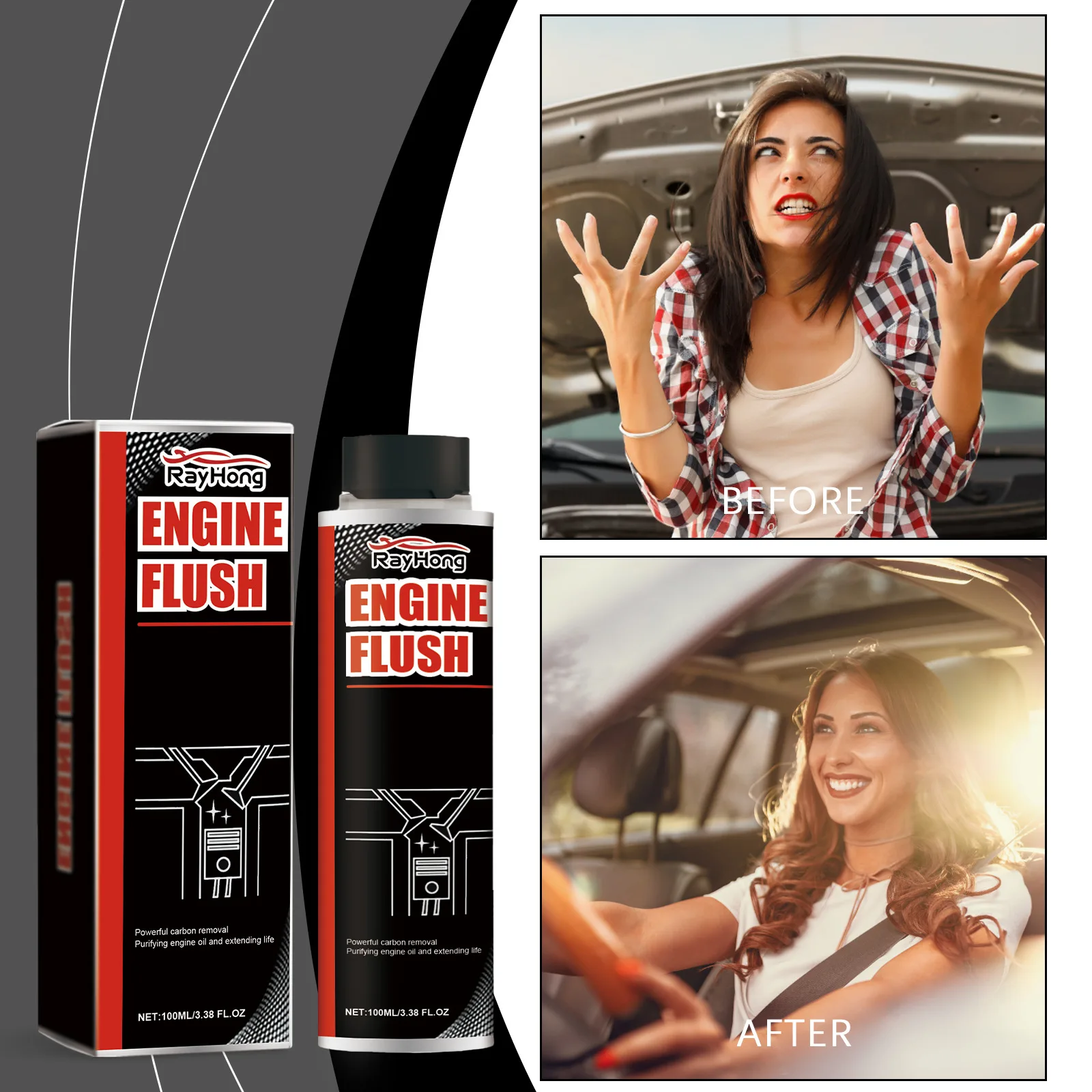 

Auto Engine Protection & Rust Inhibitor-Aids in Reducing Friction Noise Improve Smoothness Extend Lifespan Boost Fuel Efficiency