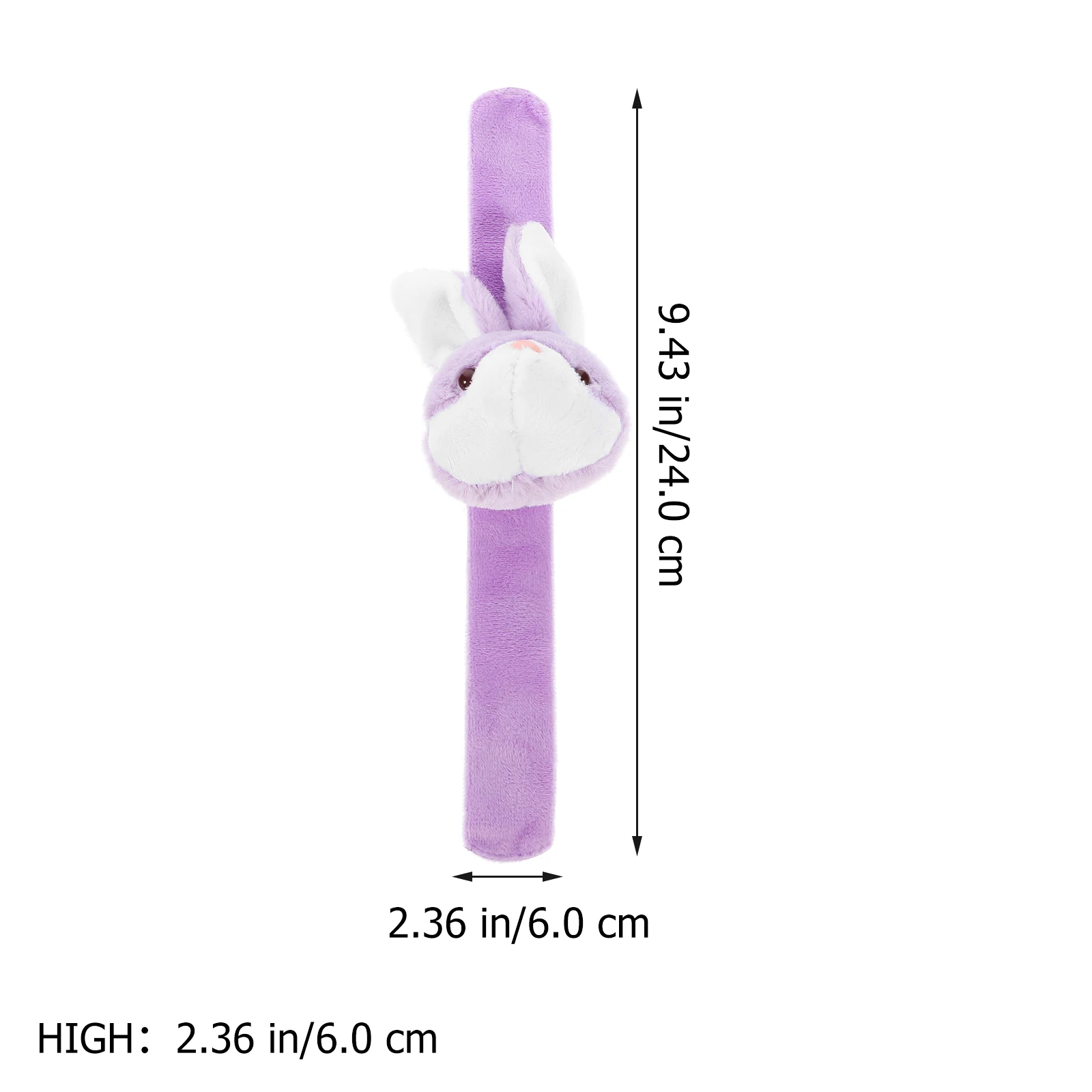 Knuffeldier Slap Armband Simulatie Konijn Polsbandjes Snap Armbanden Kind